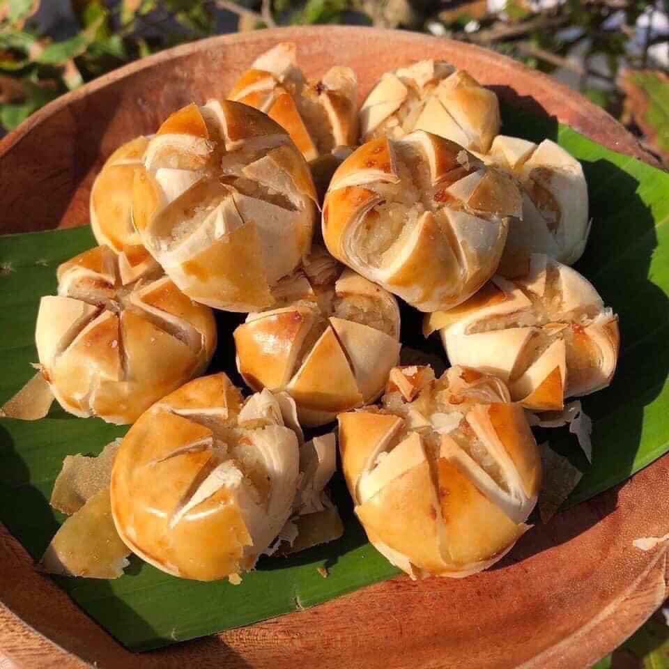 Bánh dừa sầu riêng - Đậu xanh lá dứa