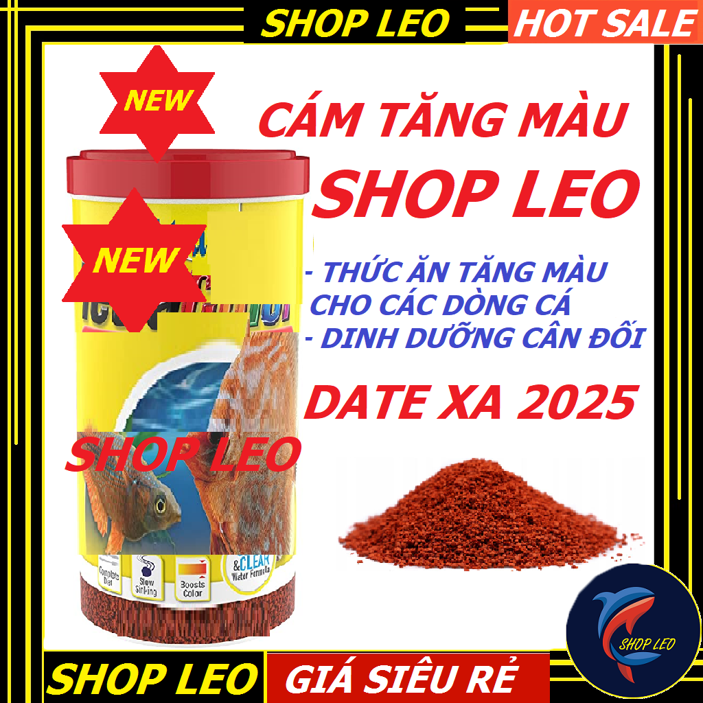 [Hoàn Tiền 10%]Thức Ăn Tetr@ Co-lor Tropical - Cám cá tăng màu - cám tetr@ tăng màu - cám tetr@ chuyên cá đĩa - cá cầu vồng - shopleo