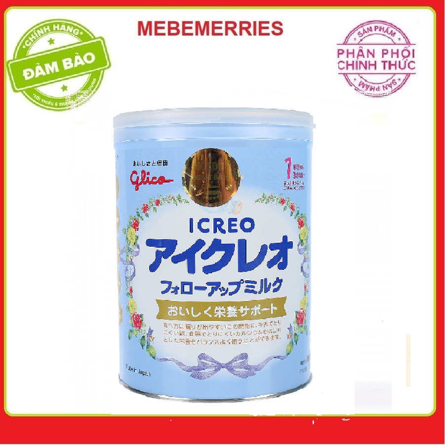 Sữa Glico Icreo số 1 820g (1 - 3 tuổi) date 2026