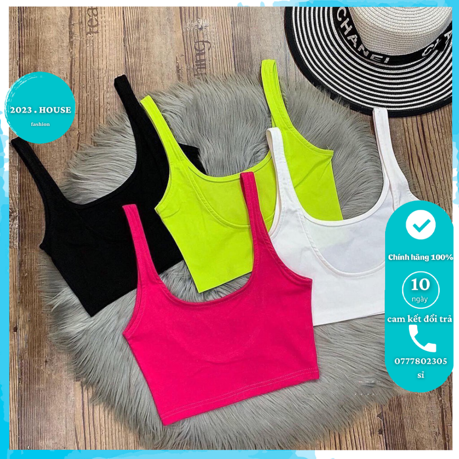 Áo 2 dây croptop hở lưng 2023 House