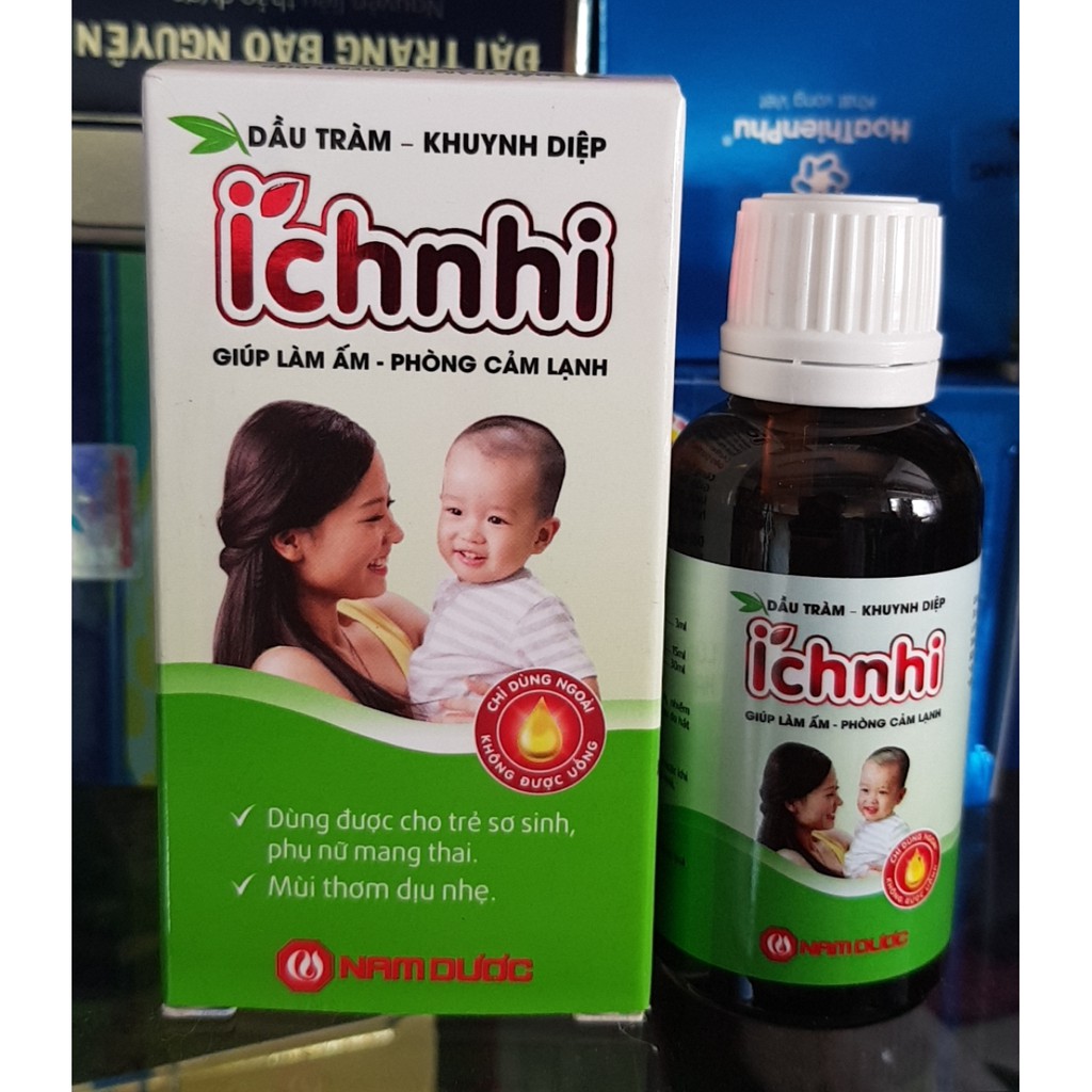 Dầu tràm khuynh diệp ích nhi chai 30ml