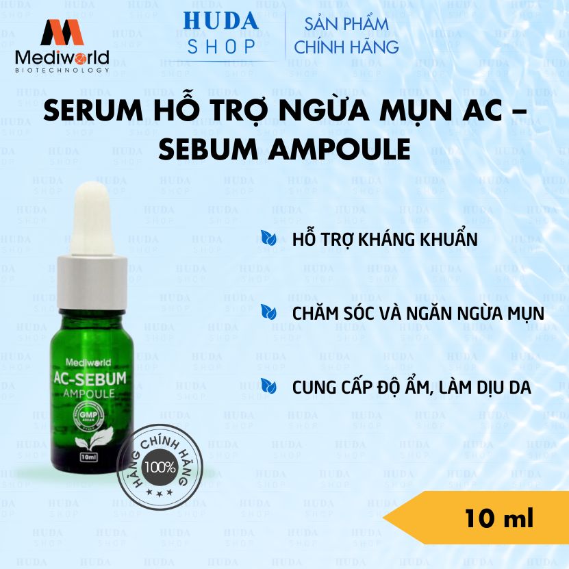 Serum hỗ trợ chăm sóc và ngăn ngừa mụn AC - Sebum Ampoule Mediworld