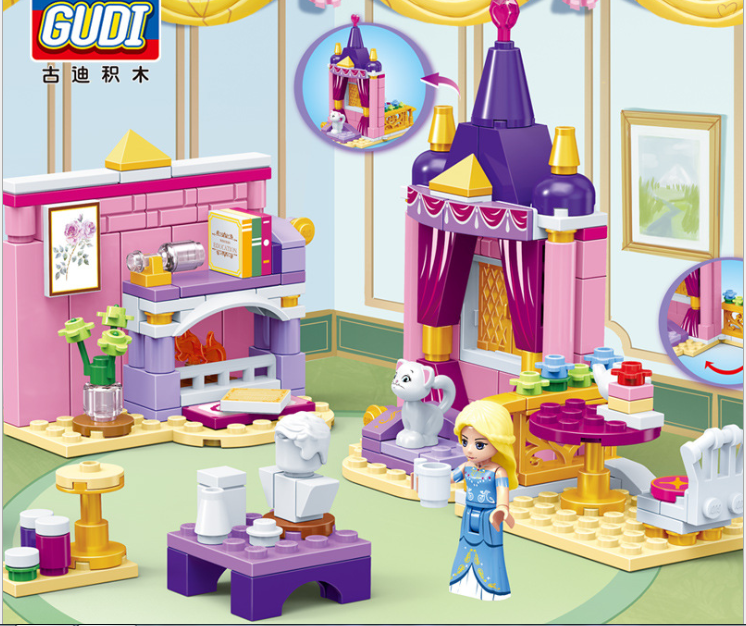 Lego phòng ngủ công chúa, lego công chúa cho bé gái 204 chi tiết