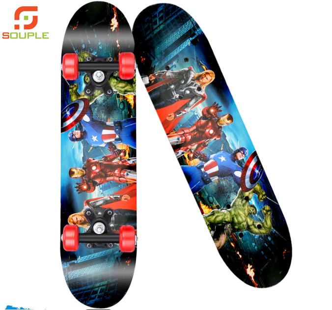 Ván trượt trẻ em, ván trượt skateboard gỗ ép 8 lớp siêu bền Hàng Chuẩn SOUPLE.