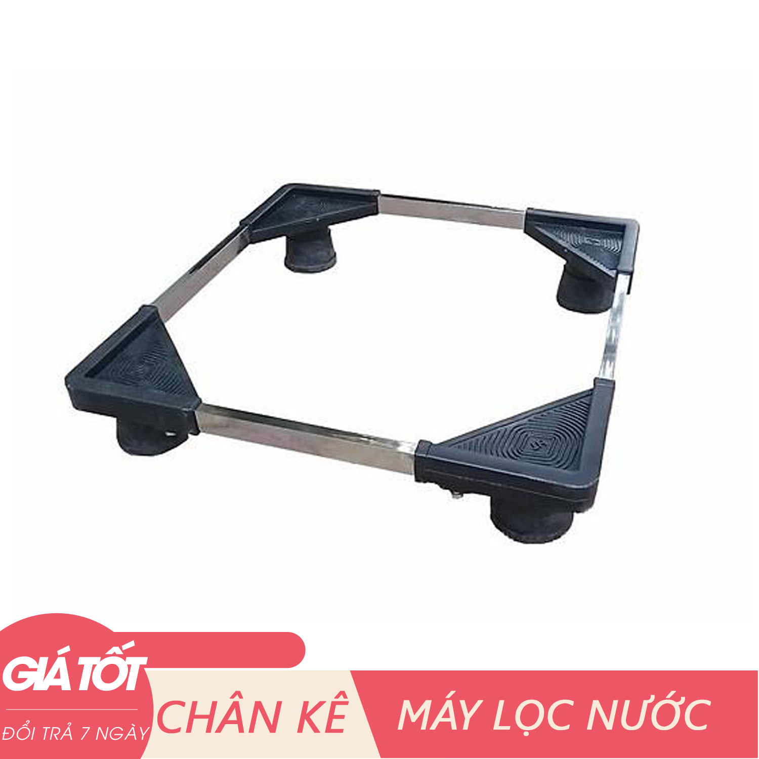 Chân kê tủ lạnh -  Chân Kệ Tủ Lạnh, Máy Giặt, Máy Lọc Nước Inox , Kệ thông minh cho tủ lạnh, máy giặt - Tăng giảm 4 chân, các chiều- SET 4 chân kê máy giặt - Hỗ trợ đổi trả 7 ngày