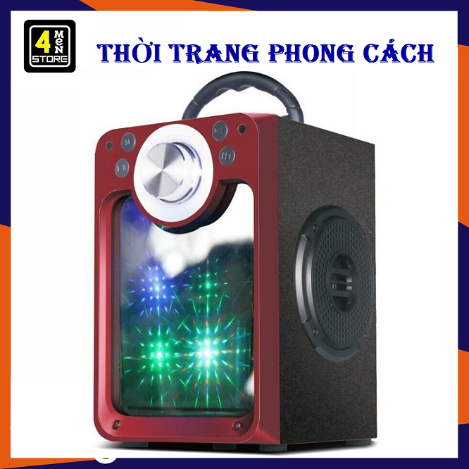 [HCM]⚡ Tặng Kèm Micro ⚡ Bộ Loa bluetooth karaoke MN-03 ( Có Remote ) - Bass Siêu Trầm - Âm Thanh Cực Chắc - Led Cực Ngầu ⚡