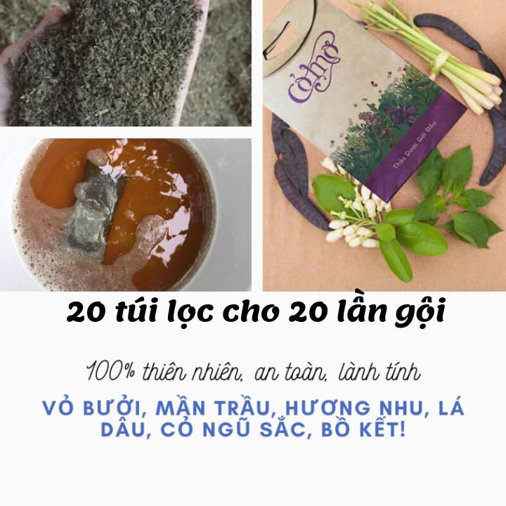 MẪU THỬ: 01 TÚI LỌC BỒKẾT- BỒ KẾT GỘI ĐẦU- TÚI LỌC GỘI ĐẦU- THẢO DƯỢC GỘI ĐẦU