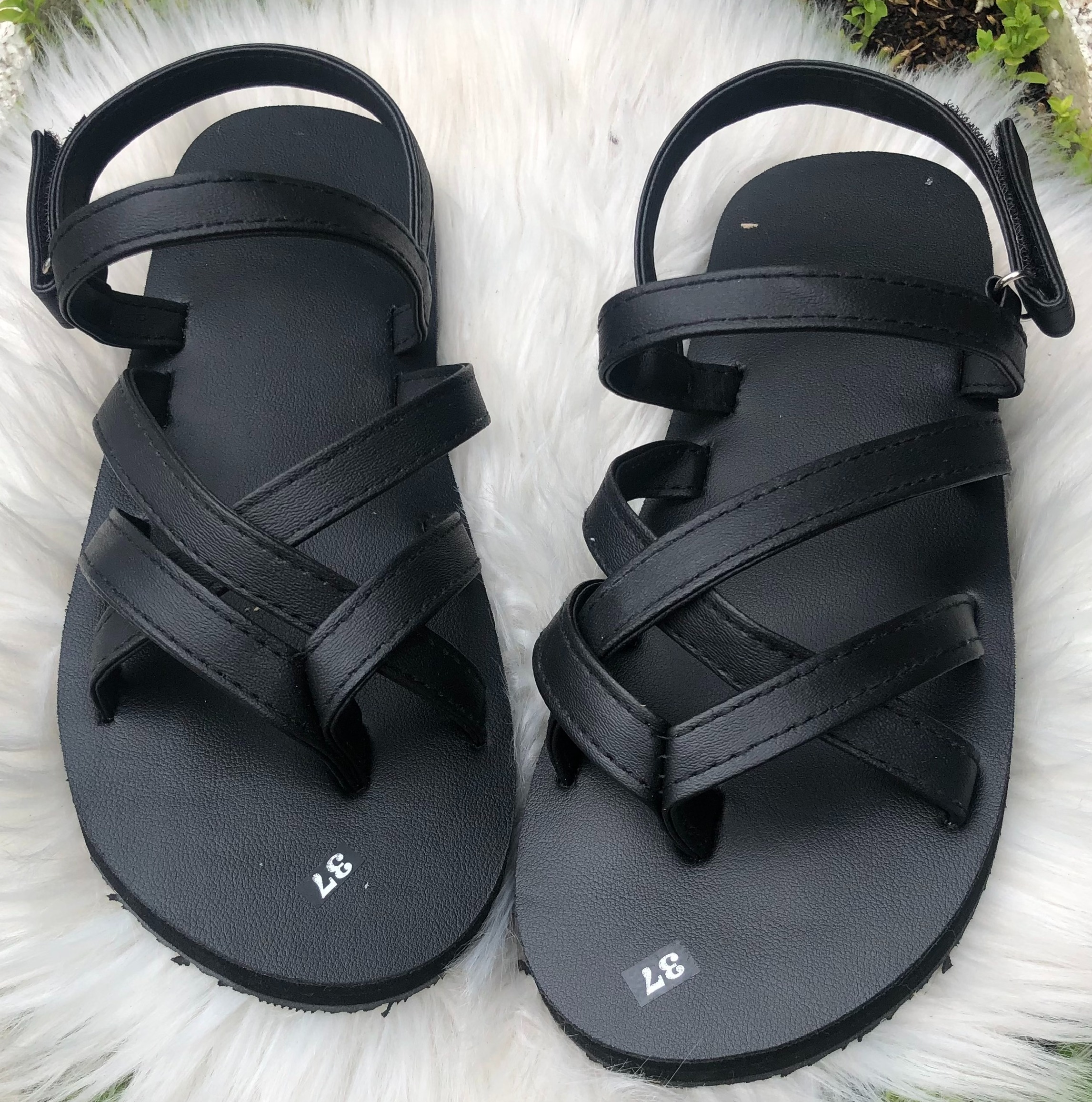 [FREESHIP + HOÀN TIỀN 50K] sandal đồng nai sandal nữ (đế đen quai đen) size từ 34 đến 42 nữ