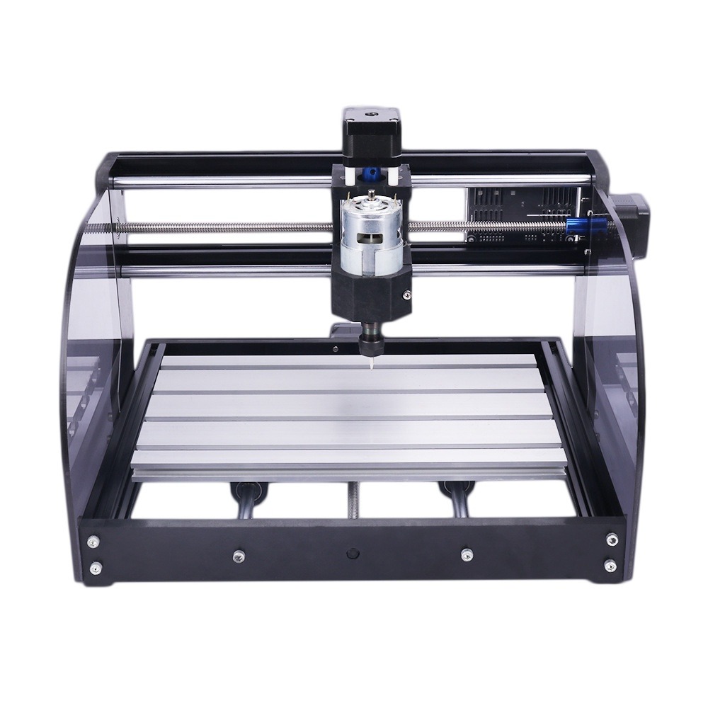 Máy phay gỗ CNC mini 3018 promax (combo laser diode) + 10 mũi phay PCB + 4 Set plates + ER11 + USB hướng dẫn