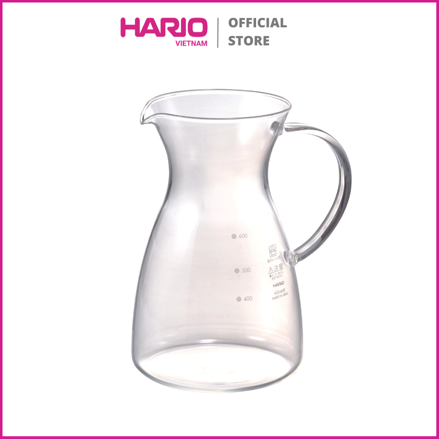 Bình đựng cà phê bằng thủy tinh hario v60 700ml - v60 coffee server 700 vcs-02b