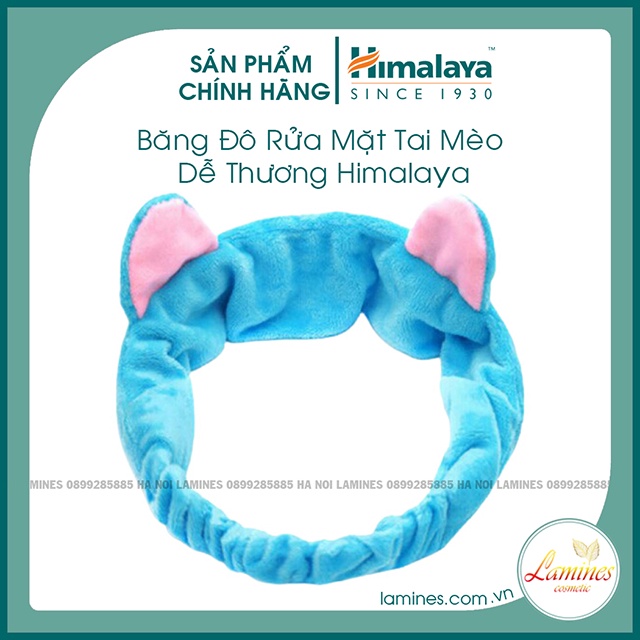 Băng đô rửa mặt tai mèo dễ thương himalaya