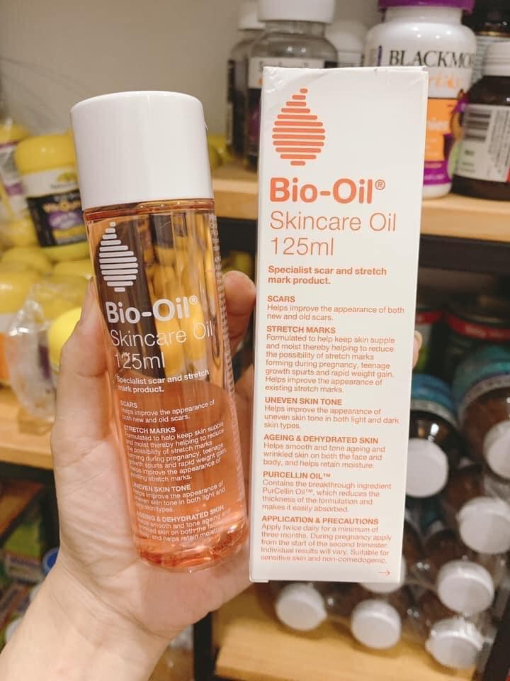 Tinh dầu trị rạn da - 𝗕𝗜𝗢-𝗢𝗜𝗟 𝗦𝗞𝗜𝗡𝗖𝗔𝗥𝗘 𝗢𝗜𝗟 của úc 125ml