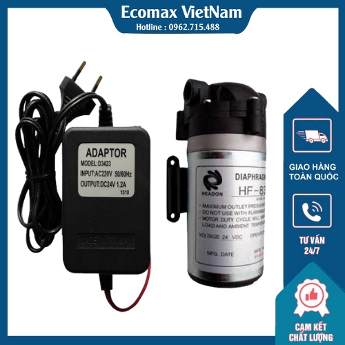 Máy bơm tăng áp lực 24v headon hf-8377 dùng cho máy phun sương, lọc nước ro