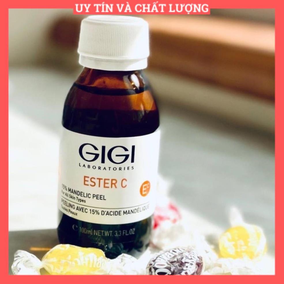 80 - tinh chất làm trắng đều màu,trẻ hoá da gigi peel ester c mandelic 15% 10ml