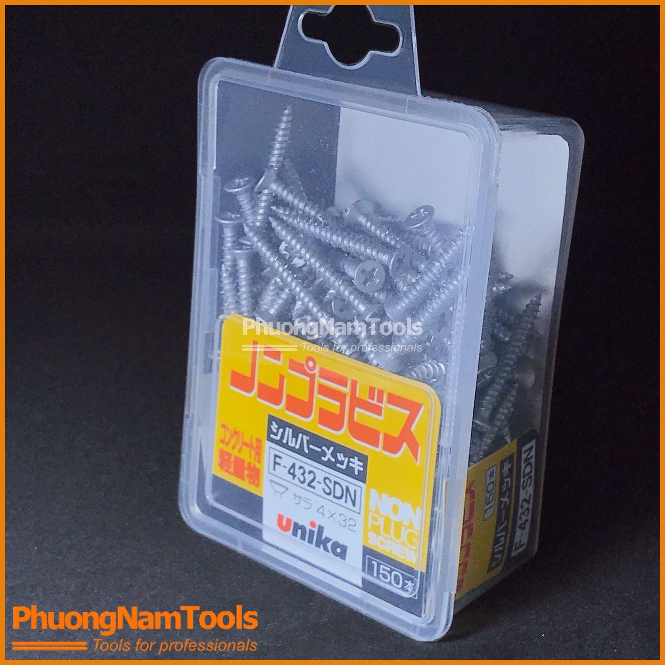 [HCM]Hộp vít Unika bắt bê tông tường 4x32mm đầu dù không cần dùng tắc kê.