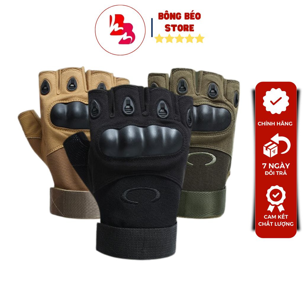 Găng Tay Đi Xe Máy Cụt Ngón , Găng Tay Oakley Cụt Ngón Đi Xe Máy , Đi Phượt