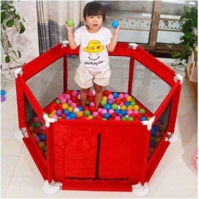 Quây bóng lục giác kèm 10 bóng