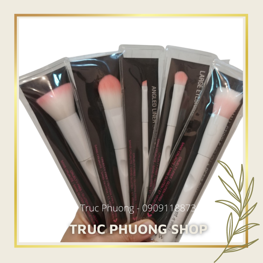 Combo 1- Bộ 4 cọ trang điểm WET N WILD dùng trang điểm nền/ phấn phủ/ che khuyết điểm/ trang điểm mắt