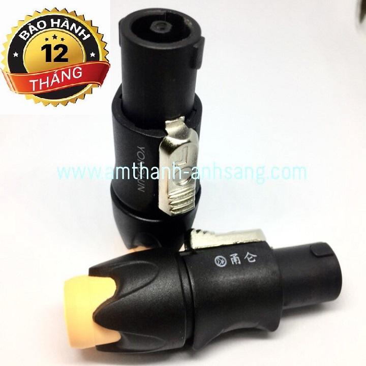 Rắc trạm loa thùng sân khấu speakon, rắc cắm loa power, main, cục dậy, công suất. 02 cái