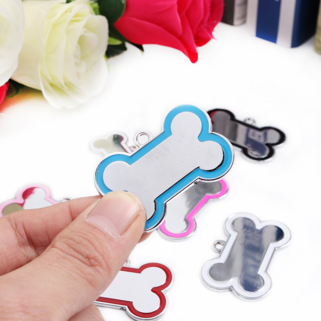 Thẻ tên chó mèo bảng tên thú cưng inox siêu đẹp