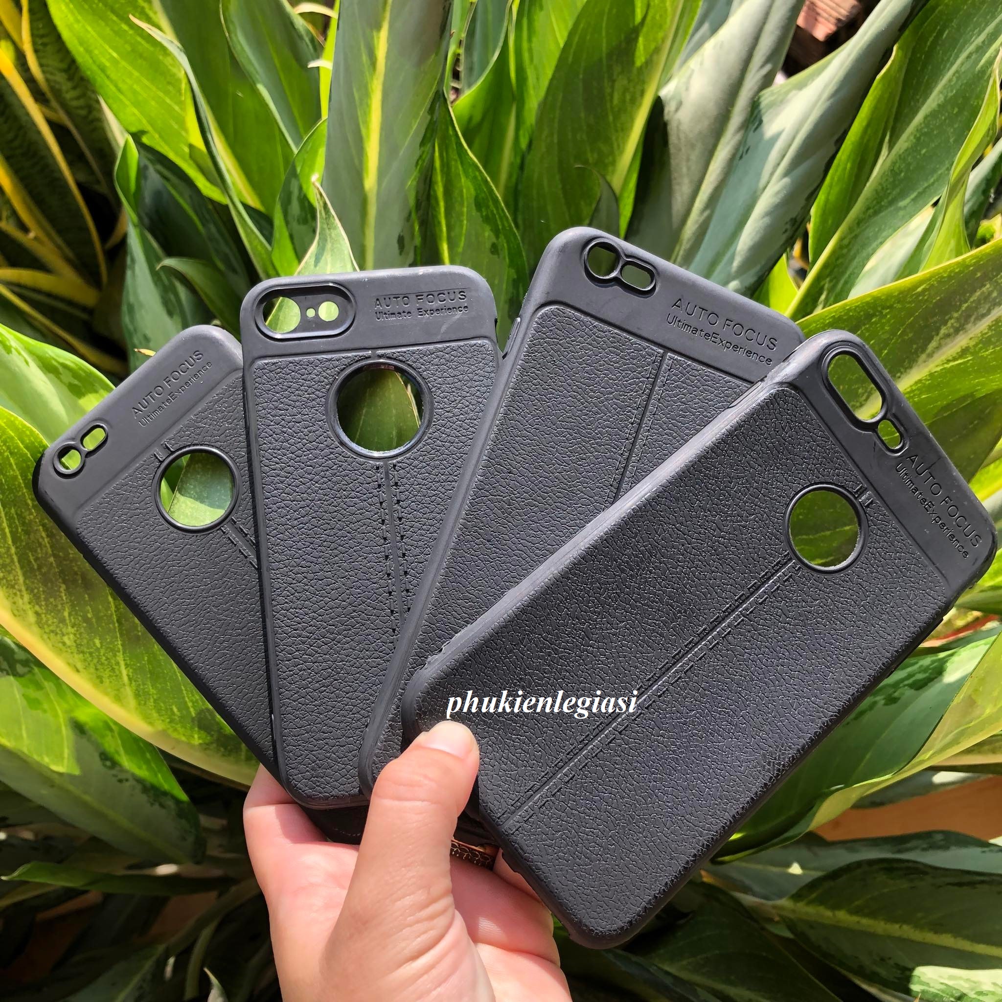 Ốp iphone Auto Focus giả da nhiều dòng máy