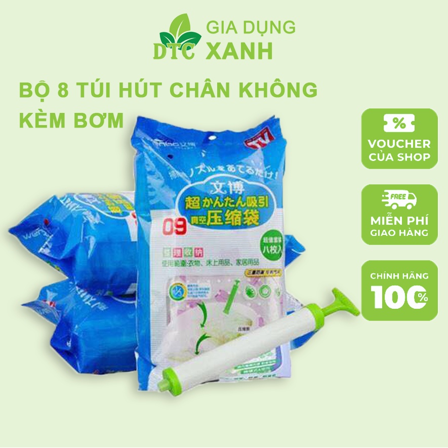 Túi hút chân không đựng quần áo chăn gối Đa năng tiện dụng Túi hút chân không bảo quản quần áo chăn màn