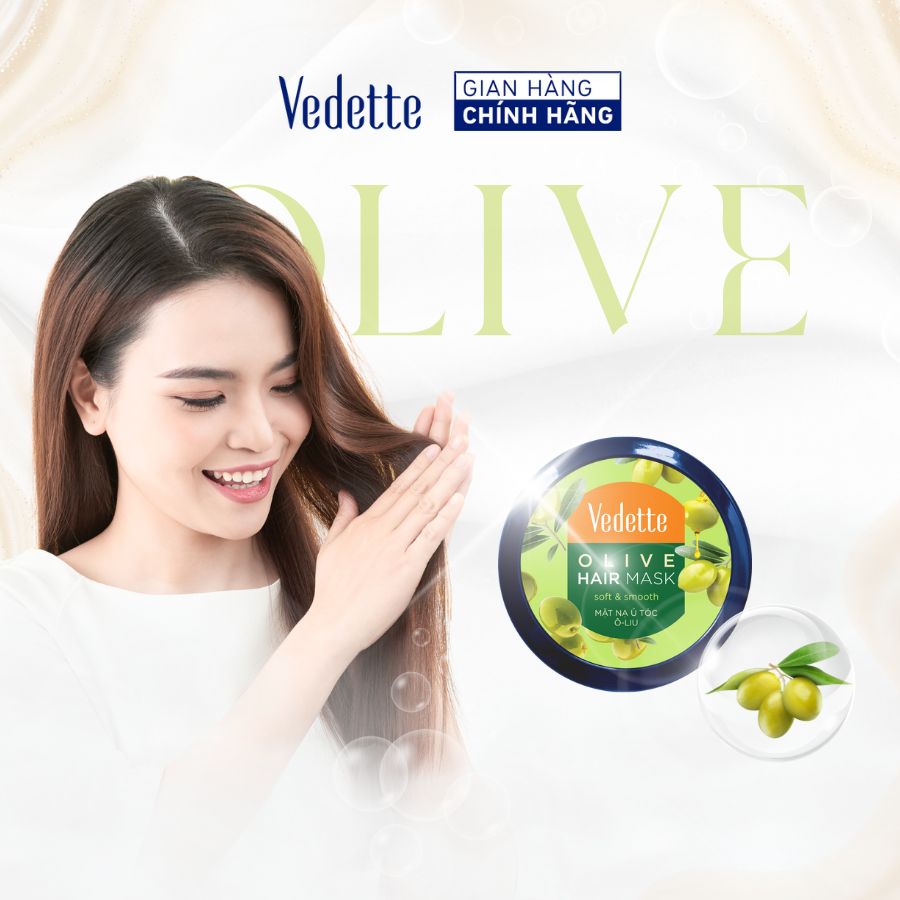 Mặt nạ ủ tóc vedette ô-liu 145ml