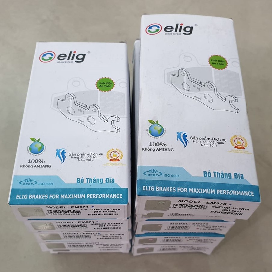 Bố thắng đĩa elig satria f150/ raider fi 150 trước + sau