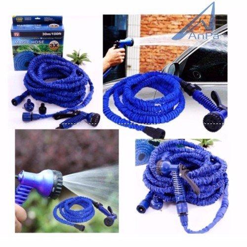 Vòi Xịt Rửa Thông Minh Giãn Nở 15m ,vòi Xịt Tăng Áp, Bộ vòi rửa xe, tưới cây giãn nở, Rửa Xe, Xịt Rửa Sân Vườn, Vòi xịt với 7 chế độ Siêu Tiện Lợi