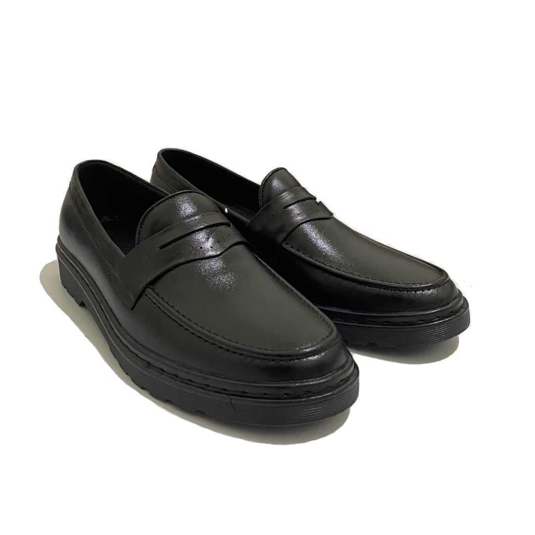 Giày Loafer Nam Da Pu Cao Cấp Đế Khâu VIền Tăng Chiều Cao 3,5Cm