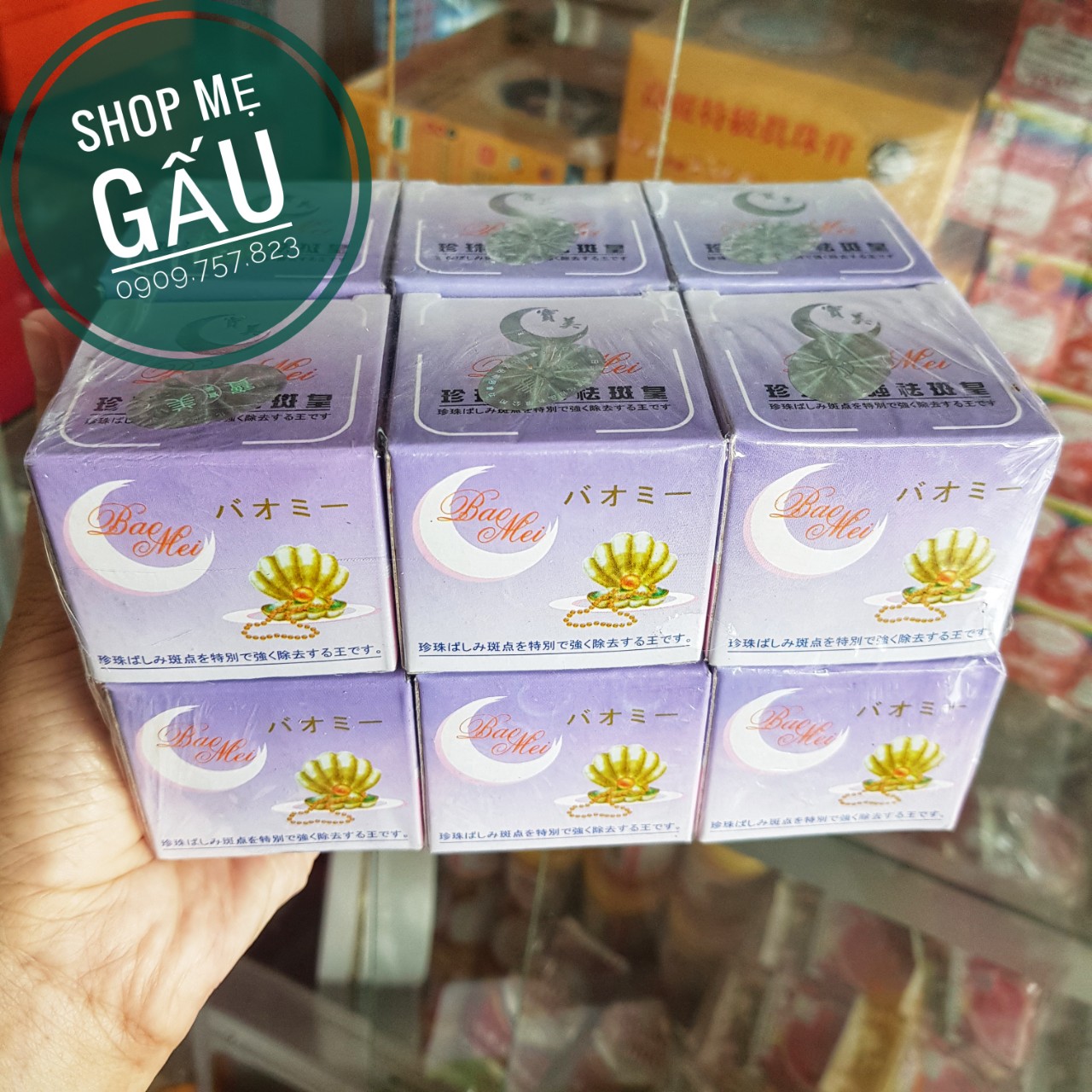 Sỉ 6 hộp kem vầng trăng baomei