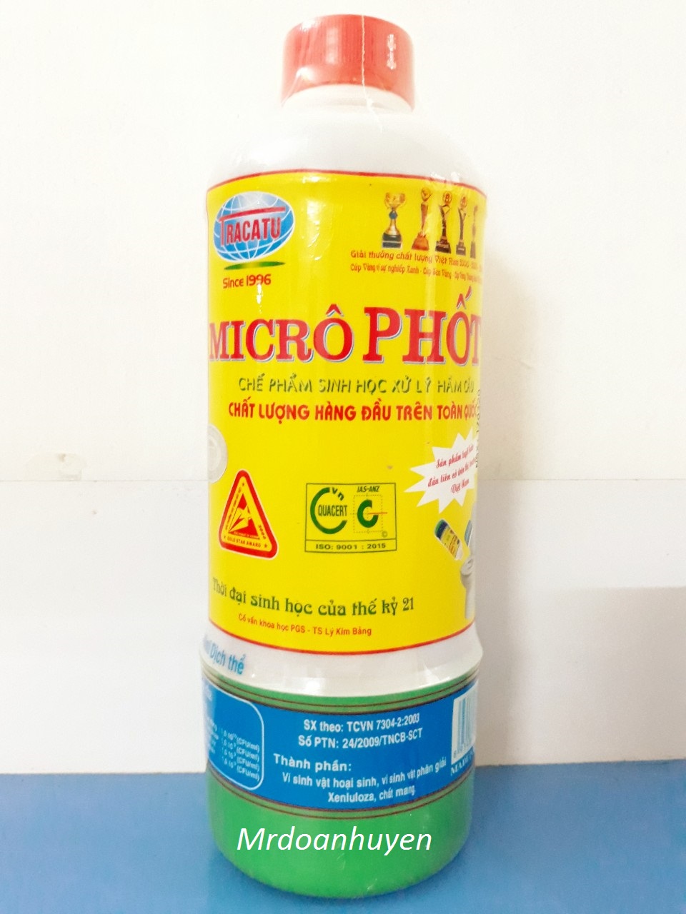 Dung Dịch Đổ Nhà Vệ Sinh Hầm Cầu Micrô Phốt TRACATU Chai 500Ml nước/ 65g bột