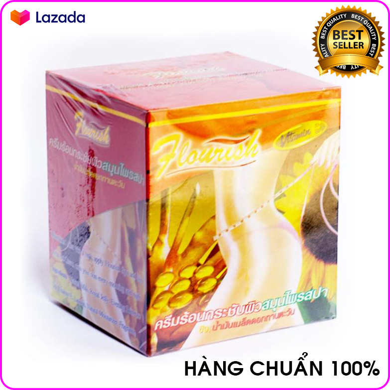 Kem tan mỡ bụng gừng ớt Flourish Thái Lan làm tan các vùng mỡ thừa bụng, đùi, eo, tay, chân theo cơ chế đánh tan mô mỡ hiệu quả HÀNG CHUẨN 100%
