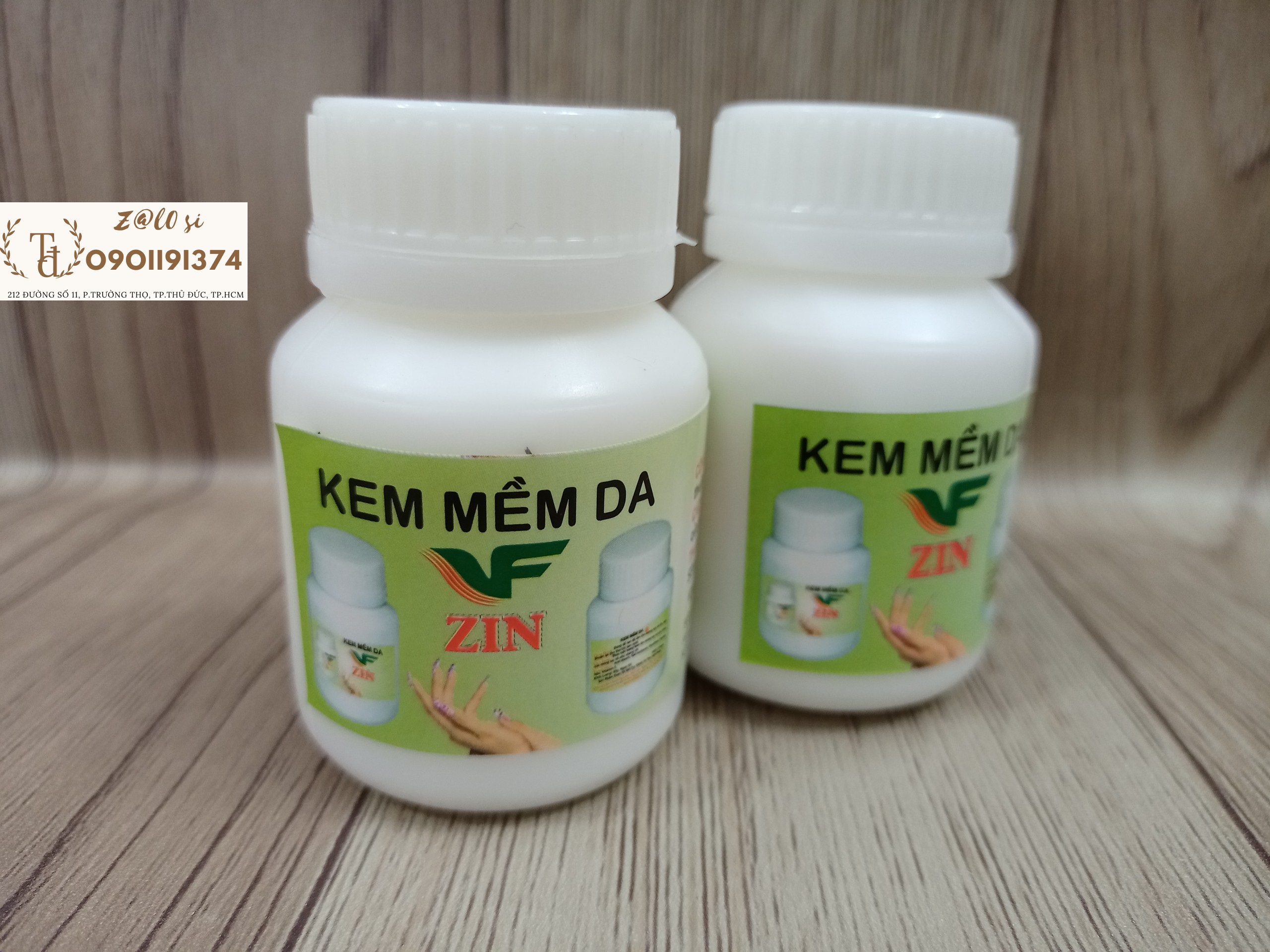 Kem mềm da TVF zin hủ nhỏ màu trắng 85gram