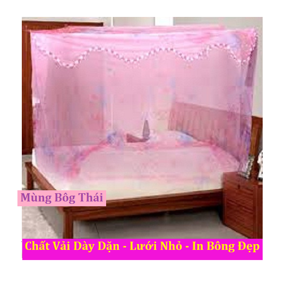 Mùng Ngủ Tuyn Bông Thái 2M5 x 2M Lưới Lổ Nhỏ