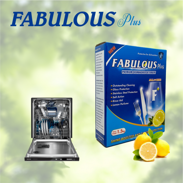 [HCM]Bột rửa bát hữu cơ Fabulous Plus 1.5kg (Israel)
