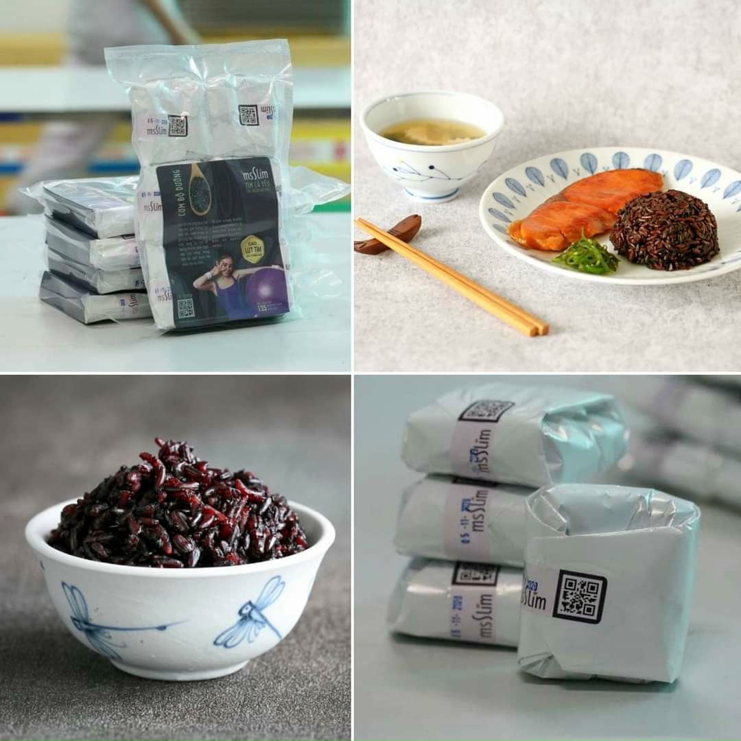 CƠM GẠO LỨT TÍM MS.SLIM - CƠM ĐỘ DƯỠNG GIÚP CƠ THỂ KHỎE MẠNH