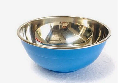[Siêu rẻ] Tô cách nhiệt inox 2 lớp chống nóng Rainy 16cm RN-T16-2L Hồng -Xanh