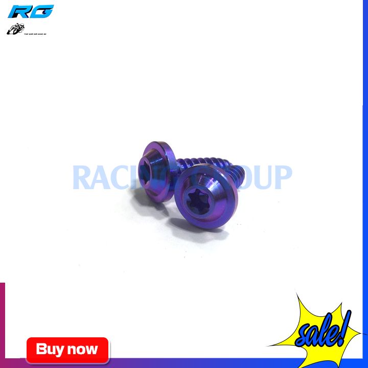 Ốc 5li18 gr5 răng xoắn gắn dàn áo xe máy