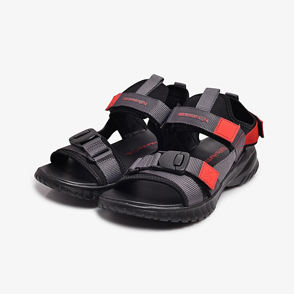 [Hoàn Xu] GIÀY SANDAL QUAI HẬU HỌC SINH NAM BITI'S HUNTER DEMH01100 (ĐEN + XÁM + RÊU) - BITIS