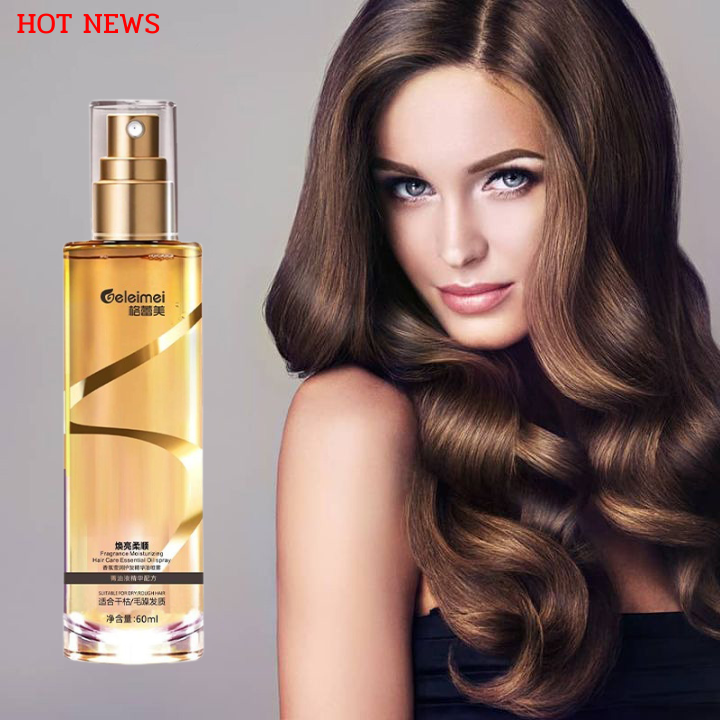 Xịt Dưỡng Tóc Thơm Nước Hoa Tinh Chất Geleimei Chăm Sóc Tóc Chuyên Sâu Hương Thơm Dịu Nhẹ Cải Thiện Tóc Xoăn, Chẻ Ngọn, Khô Cứng, Chăm Sóc Và Dưỡng Ẩm Tóc 60ML