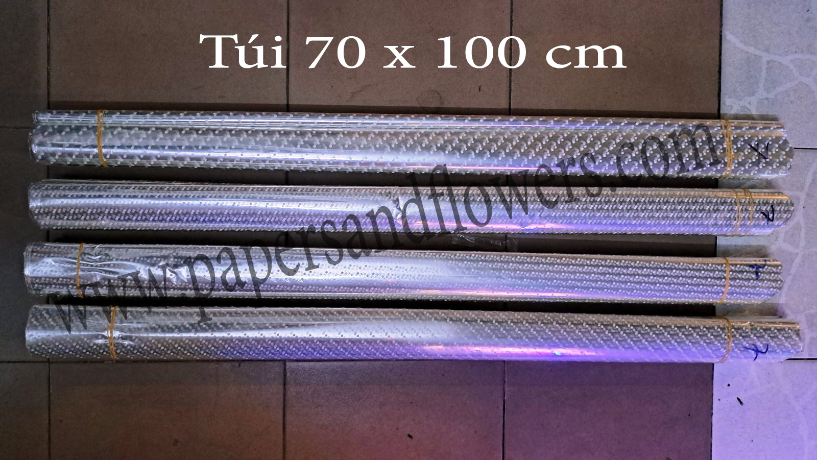 Túi kiếng đựng quà, giỏ quà 70 x 100 cm