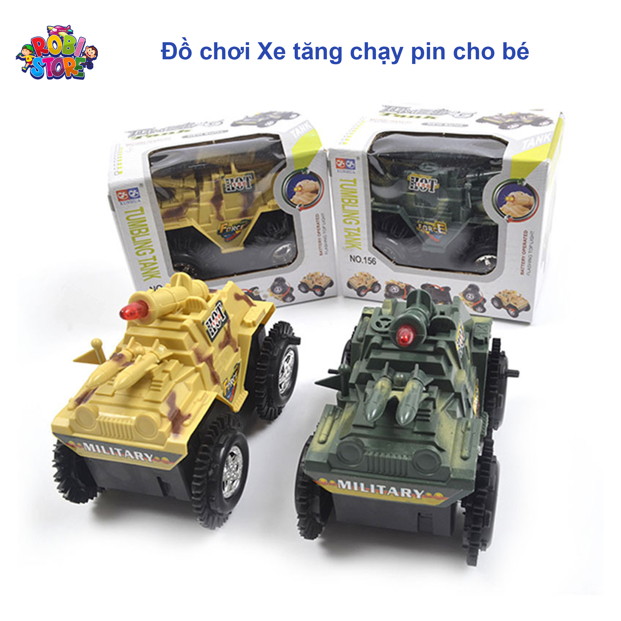 Đồ chơi Xe tăng chạy pin cho bé