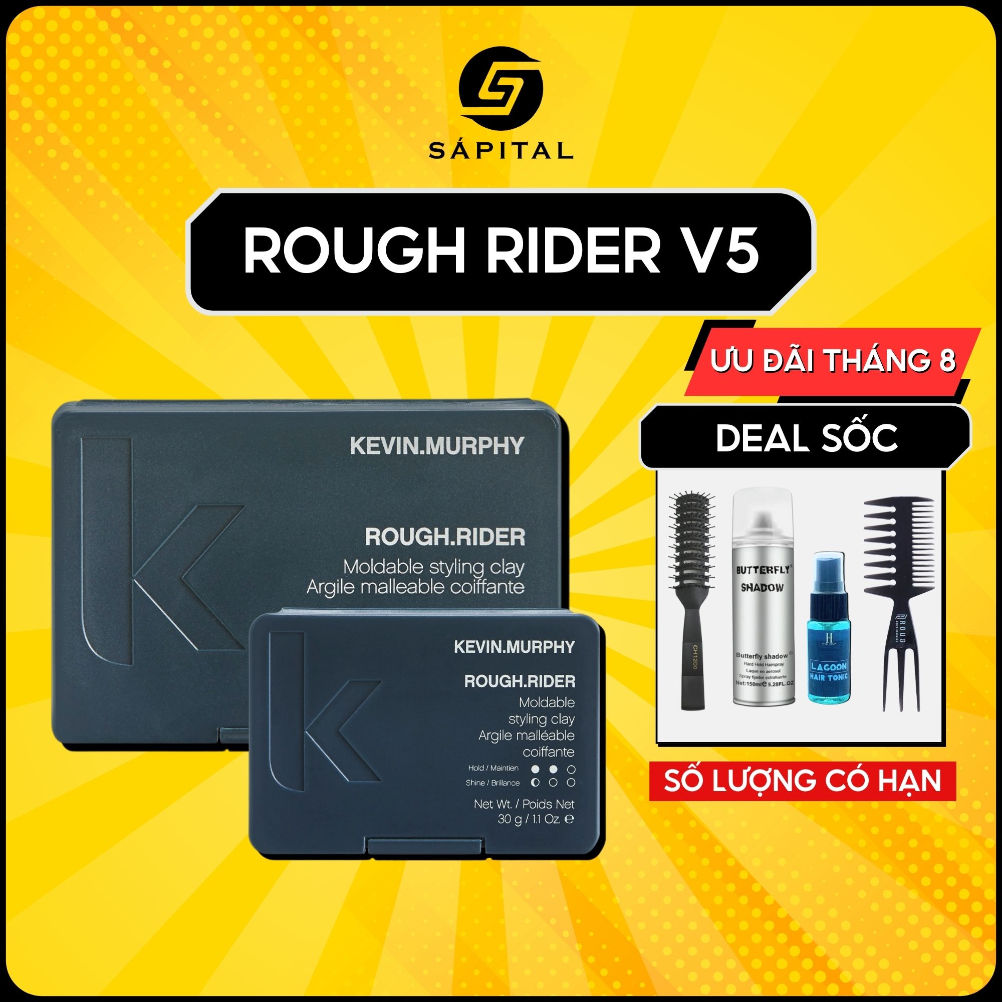 Sáp tạo kiểu kevin murphy rough rider 30g/100g v5 | sáp vuốt tóc cao cấp nhập khẩu mỹ