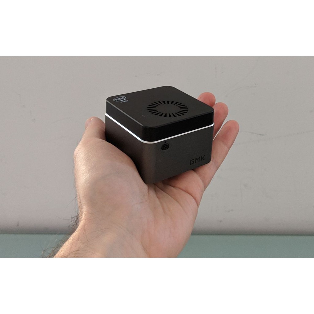 Mini PC GMK NUC BOX siêu nhỏ gọn RAM 8GB SSD 128GB Celeron J4125 Windows 10