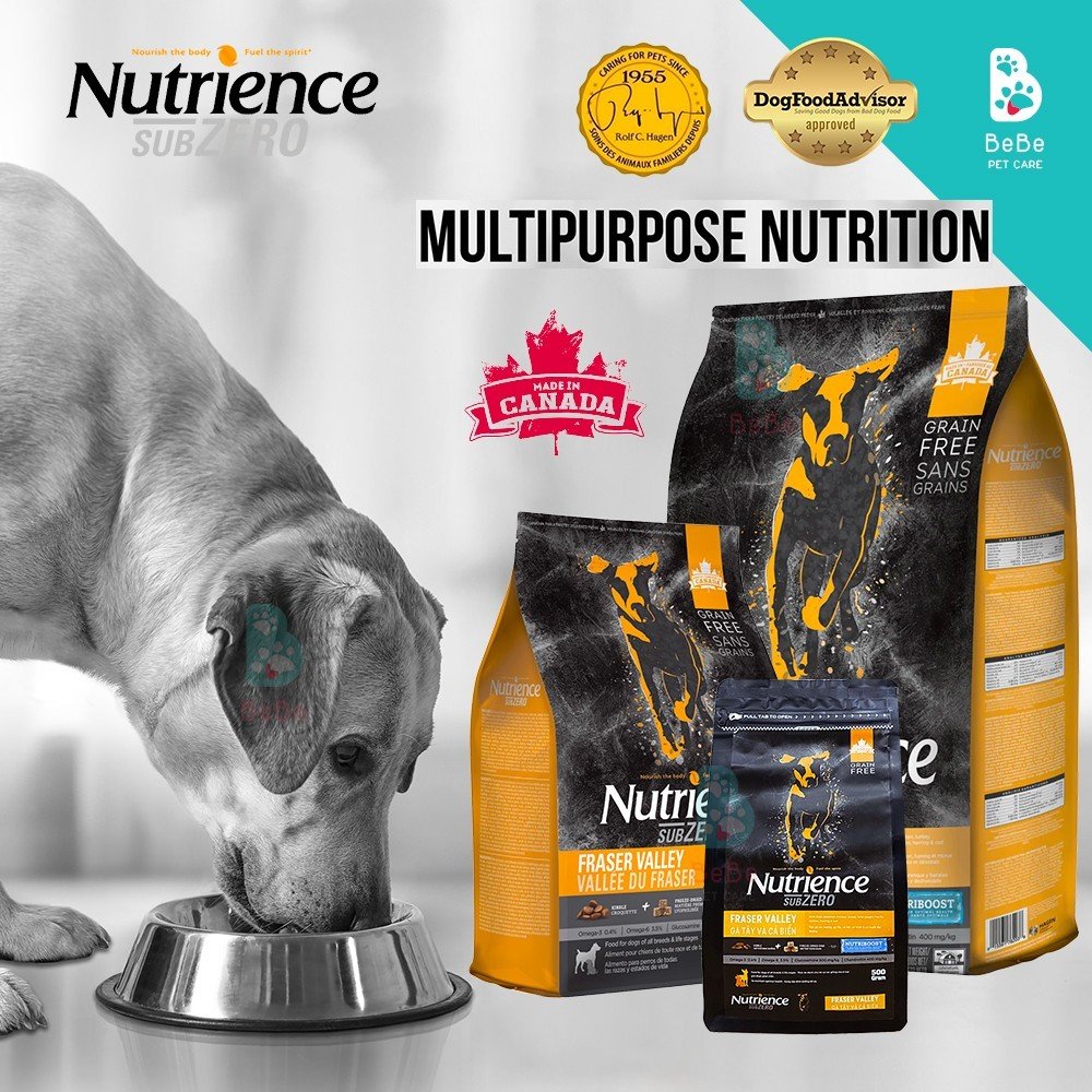 Hạt Nutrience Subzero Fraser Valley Dành Cho Chó Mọi Lứa Tuổi