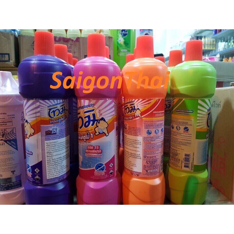 Tẩy bồn cầu và vệ sinh nhà tắm Sumo Tomi Thái Lan 850ml