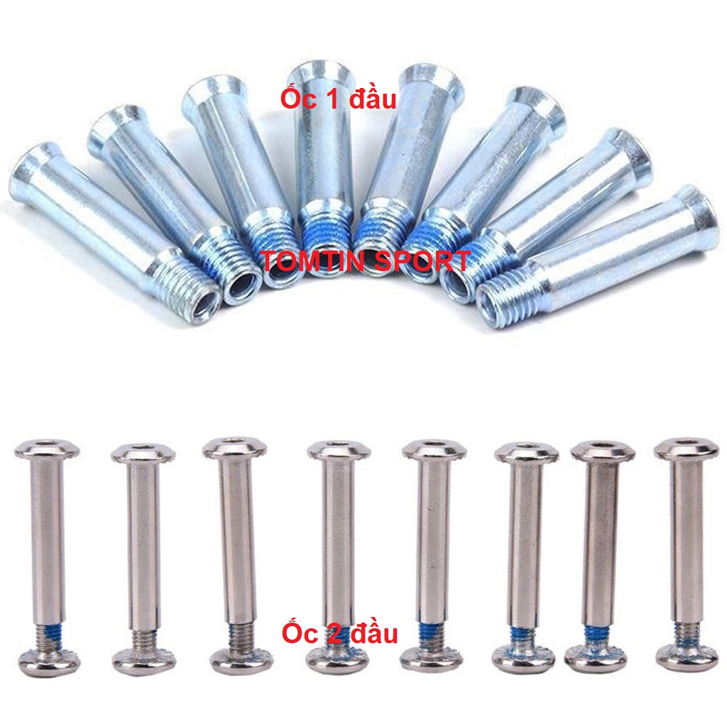 Ốc bánh giày patin loại đinh ốc 1 đầu và ốc 2 đầu - Tomtin Sport