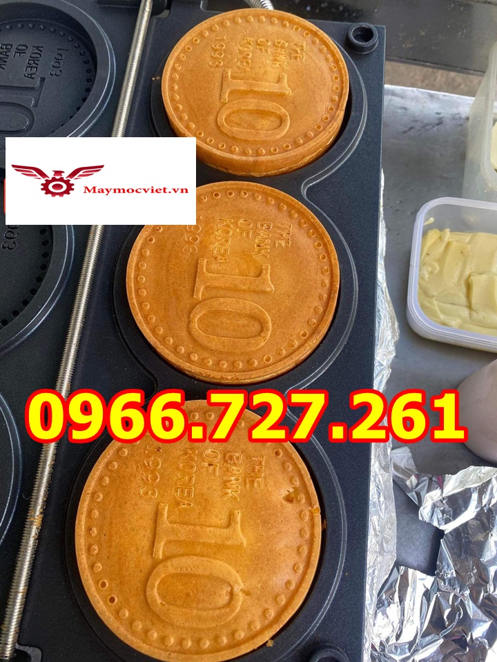 Máy làm bánh đồng tiền loại nhỏ ,bánh đồng xu, dùng điện - Cam kết chính hãng 100% -HÀNG CAO CẤP LOẠI 1