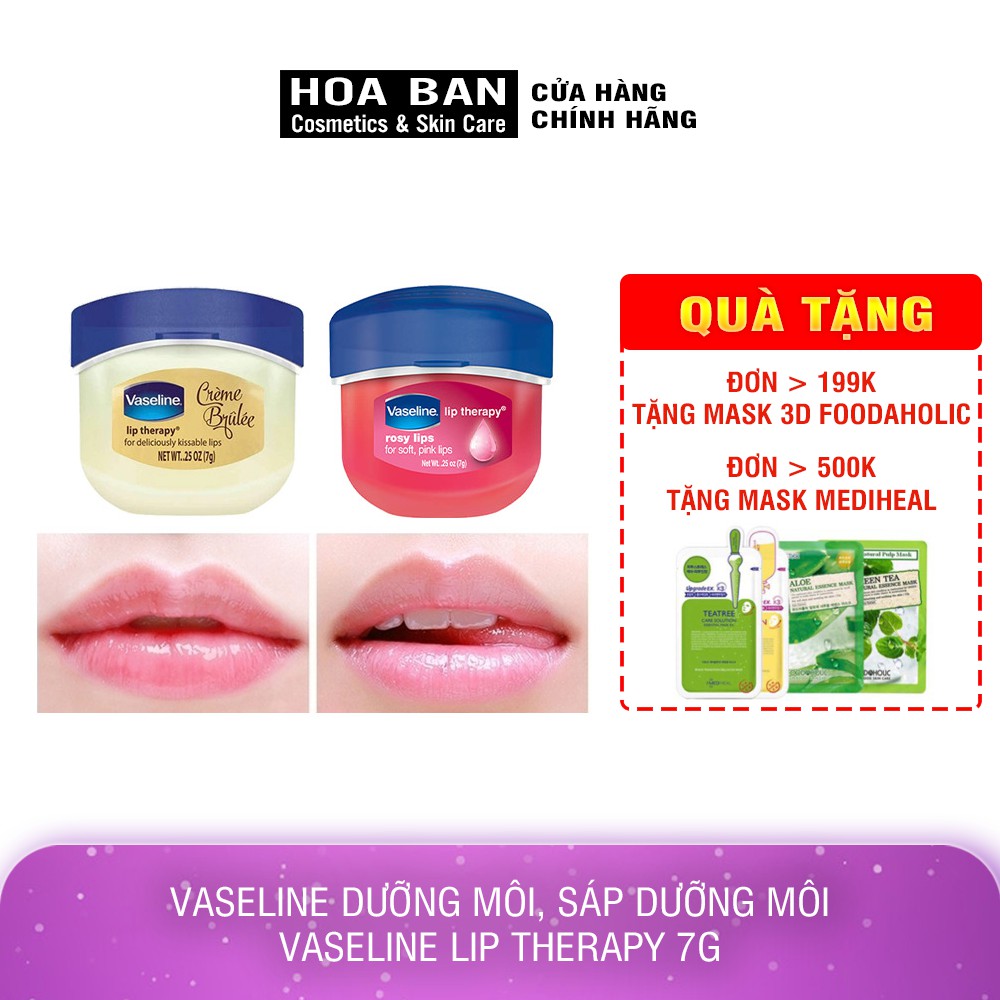 Dưỡng ẩm môi Vaseline dạng hũ mềm mịn chống khô nứt và thâm môi chất lượng sản phẩm đảm bảo và cam kết hàng đúng như mô tả